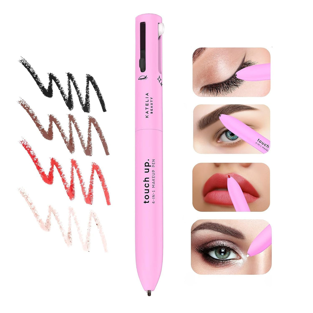 🔥Heißer Verkauf🔥4-in-1-Make-up-Stift, Concealer, Augen-/Brauenliner, Lippen-/Rouge und Aufheller 