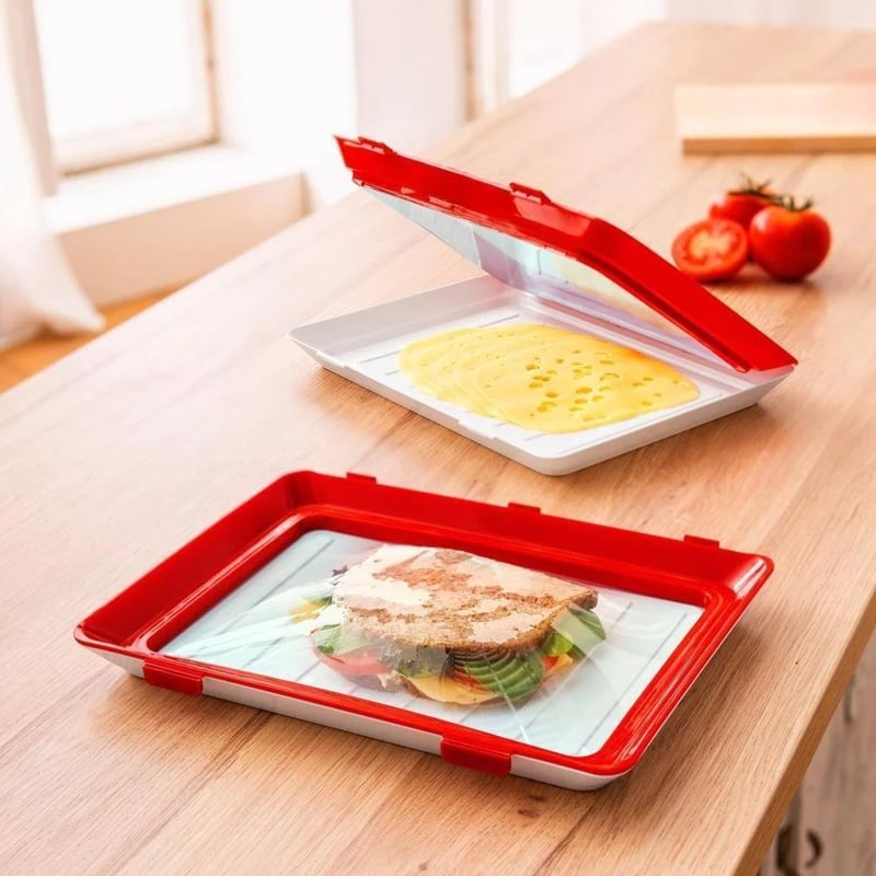 👍Buy 3 Get 2 Free Today - Environmentally friendly design - Reusable Food Preserving Tray-J🥰