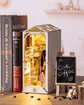 📖Sunshine Town 3D Wooden DIY Book Nook-J