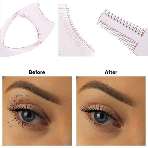 🔥Christmas Sale 49% OFF-3 in 1 Eyelashes Tools Mascara Shield Applicator Guard