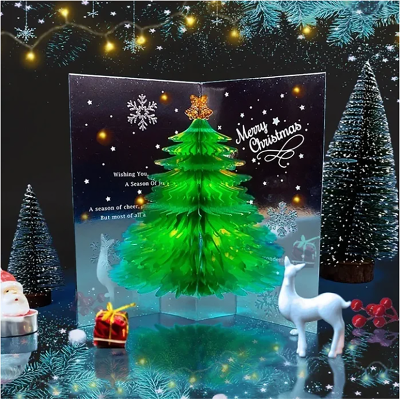 🎄Weihnachtsgroßverkauf 49 % RABATT🔥 – Einzigartige Weihnachtsbaum-3D-Popup-Karte