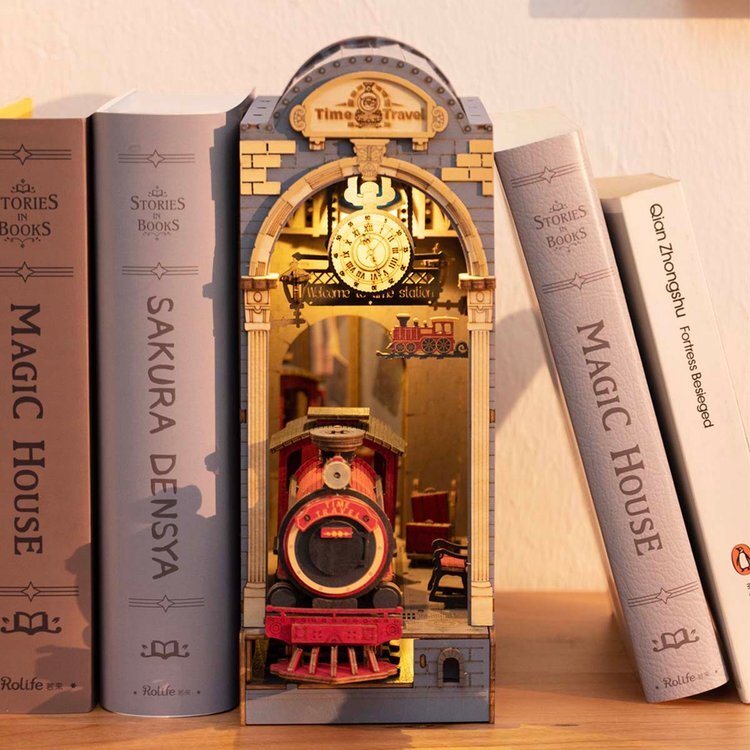 📖Magic House 3D Wooden DIY Book Nook-J