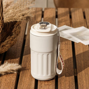 🎄Coffee Thermos With Temperature Display😊 (BUY 2 FREE SHIPPING)-J