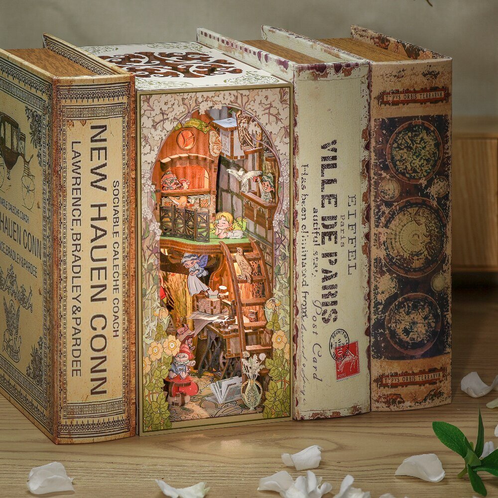 📖Elven Paradise DIY Book Nook Kit-J