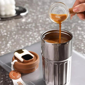 🎄Coffee Thermos With Temperature Display😊 (BUY 2 FREE SHIPPING)-J