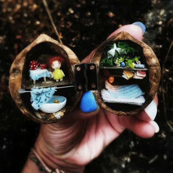 🔥Tiny World Inside Walnuts