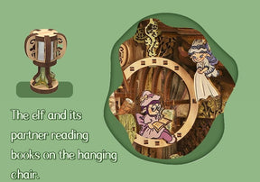 📖Elven Paradise DIY Book Nook Kit-J