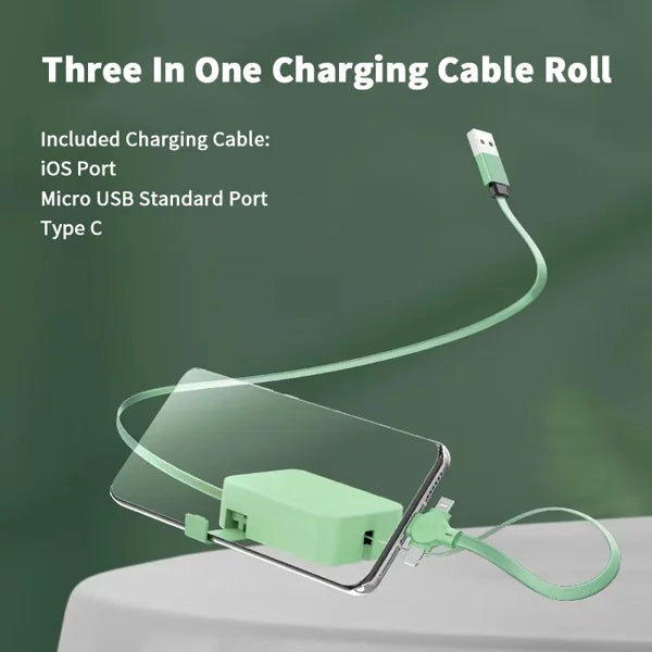 🔥Huge Sale 49% Off🔥Three In One Charging Cable Roll