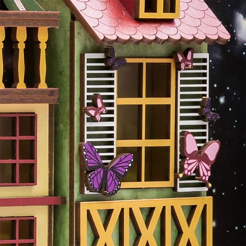 📖Dreamland of Alsace Book Nook 3D Wooden Puzzle-J