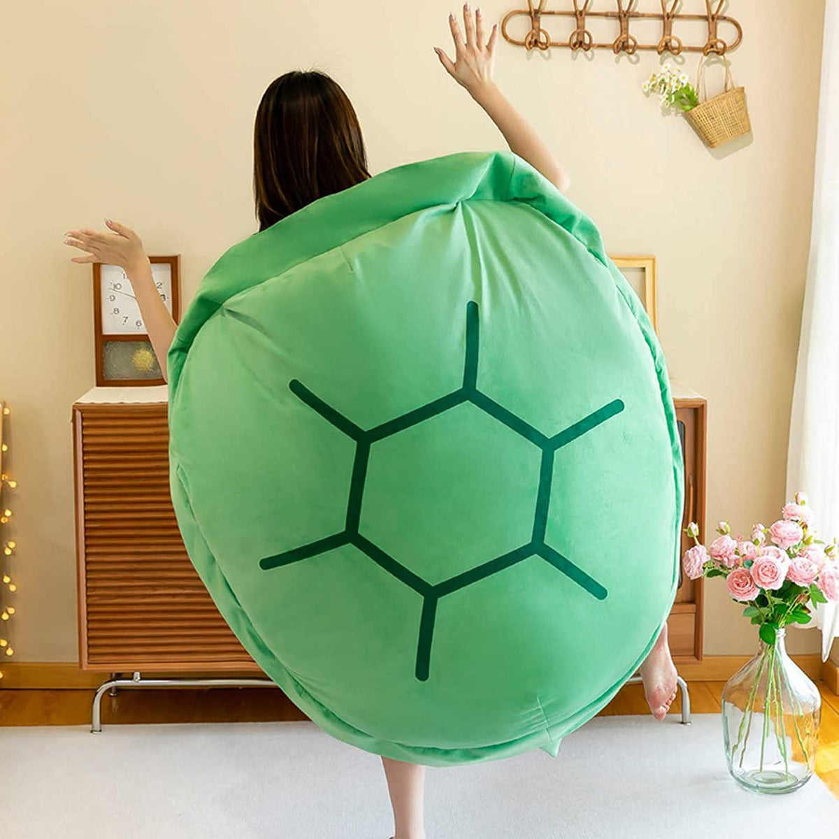 (⭐⭐ HOT SALE NOW) Wearable Turtle Shell Pillows - Green