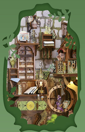 📖Elven Paradise DIY Book Nook Kit-J