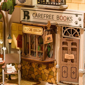 📖Sunshine Town 3D Wooden DIY Book Nook-J