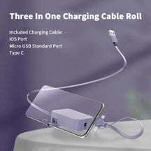 🔥Huge Sale 49% Off🔥Three In One Charging Cable Roll