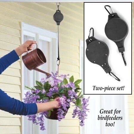 🔥Christmas Pre 49% 0FF🌳Plant Pulley Set For Garden Baskets Pots. Birds Feeder