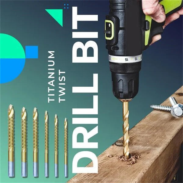 (🔥HOT SALE-48% OFF) -Twist Drill Bit Set Power Tool Accessories(6 Pcs )