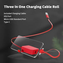 🔥Huge Sale 49% Off🔥Three In One Charging Cable Roll