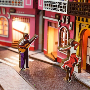 📖Havana Stroll Book Nook 3D Wooden Puzzle-J