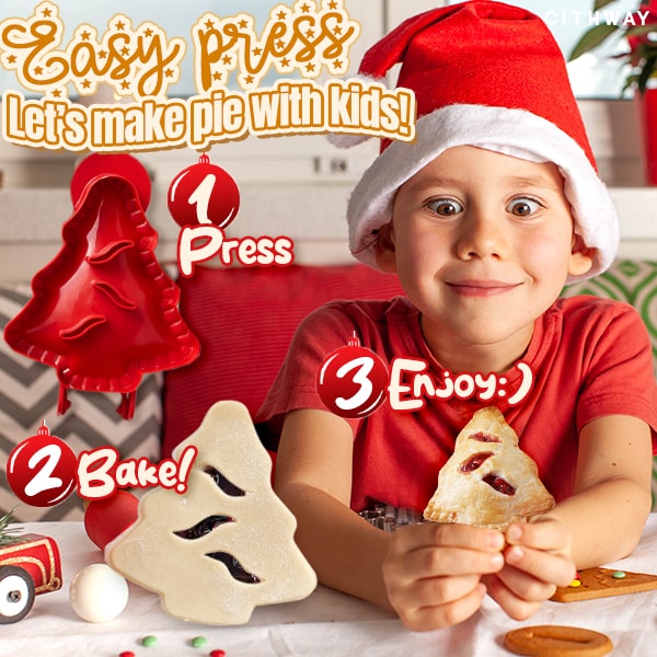 Weihnachtlicher One-Press Hand Pie Maker