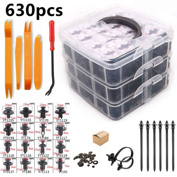 🔥Last Day Promotion 60% OFF-P🔥Car Fastener Box Set (630PCS)