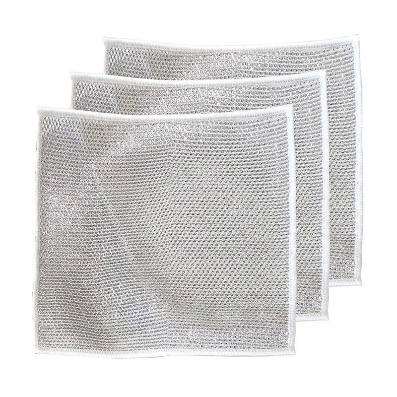 🔥Hot Sale🔥Multipurpose Wire Dishwashing Rags for Wet and Dry