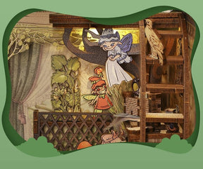 📖Elven Paradise DIY Book Nook Kit-J