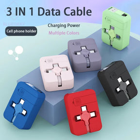 🔥Huge Sale 49% Off🔥Three In One Charging Cable Roll