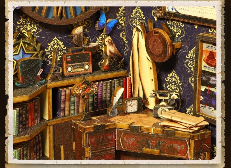 📖Famous Detective Agency Book Nook Kit-J