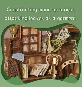 📖Elven Paradise DIY Book Nook Kit-J