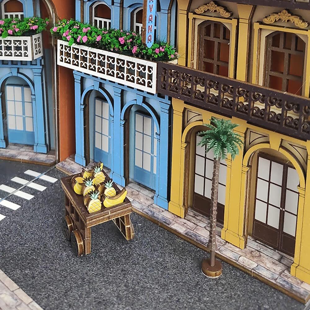 📖Havana Stroll Book Nook 3D Wooden Puzzle-J