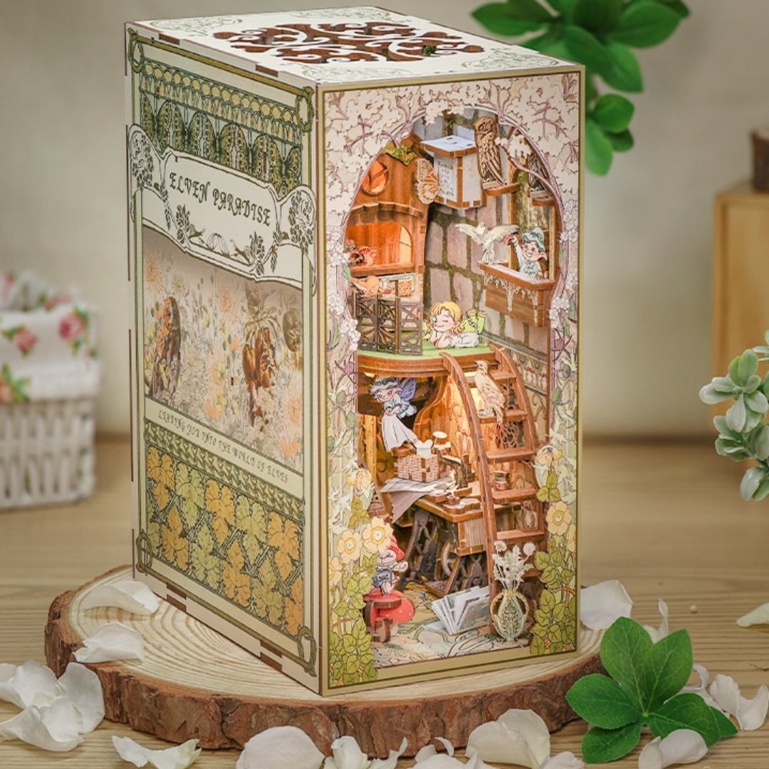 📖Elven Paradise DIY Book Nook Kit-J