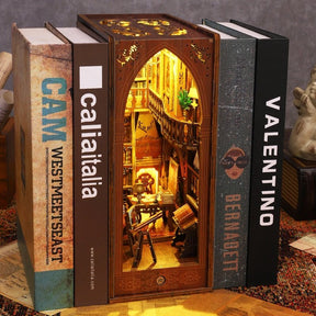 📖Vintage Eternal Library DIY Book Nook Kit-J