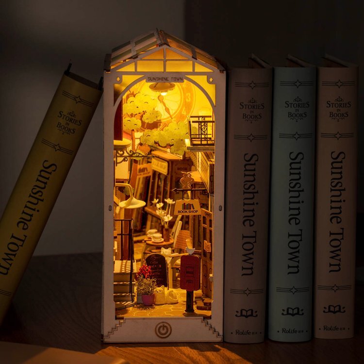 📖Magic House 3D Wooden DIY Book Nook-J