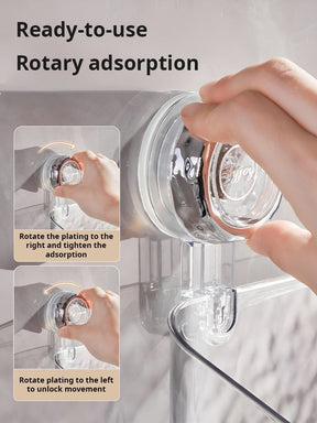 🔥Last Day Clearance🎉Light Luxury Style Glacier Pattern Suction Cup Shelf