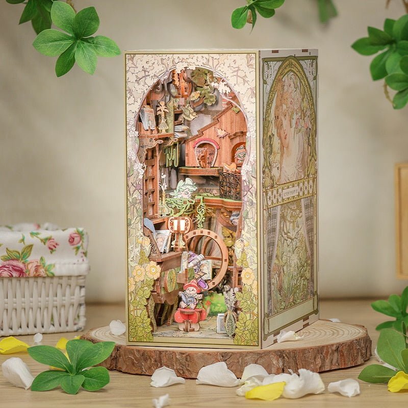 📖Elven Paradise DIY Book Nook Kit-J