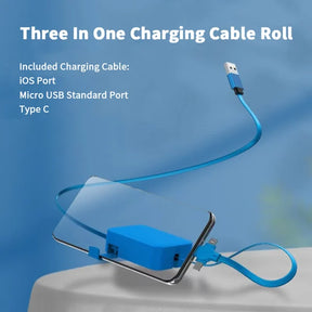 🔥Huge Sale 49% Off🔥Three In One Charging Cable Roll