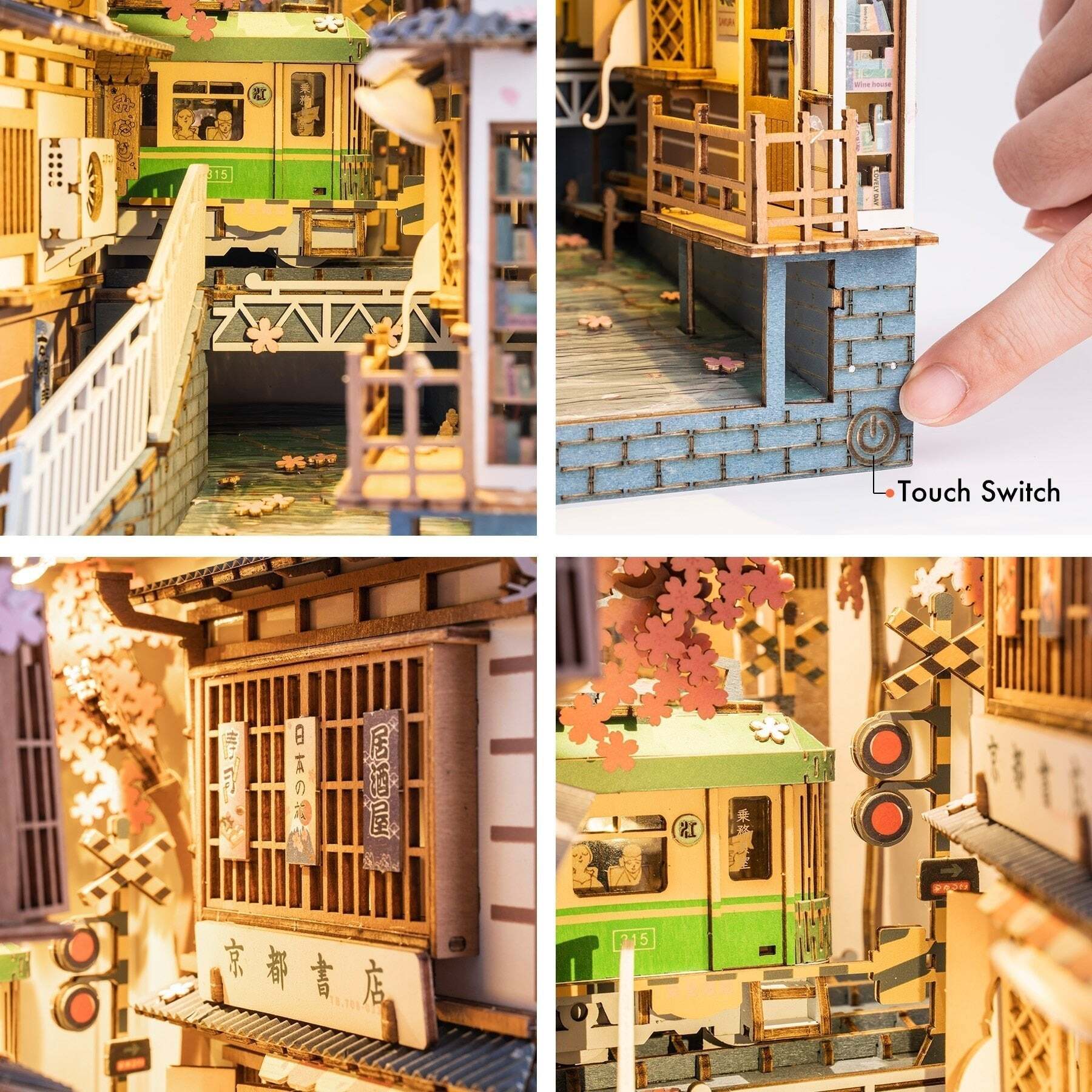 📖Garden House 3D Wooden DIY Book Nook-J